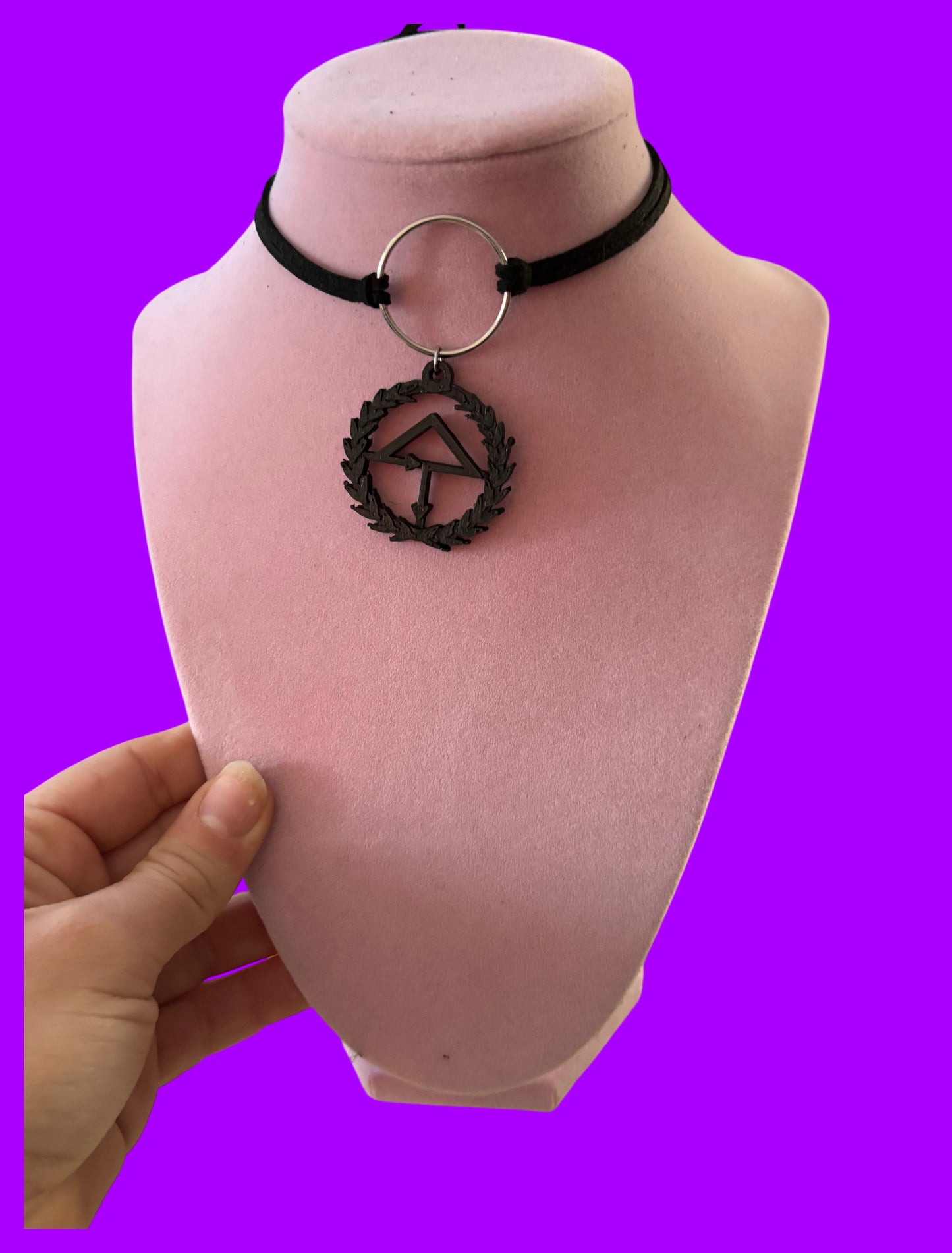 Of the trees inspired tie back choker