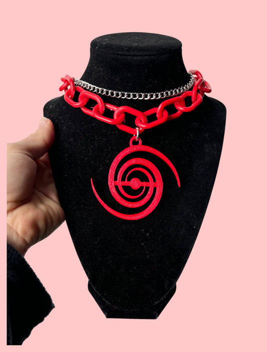 Custom 3D printed oversized chain choker