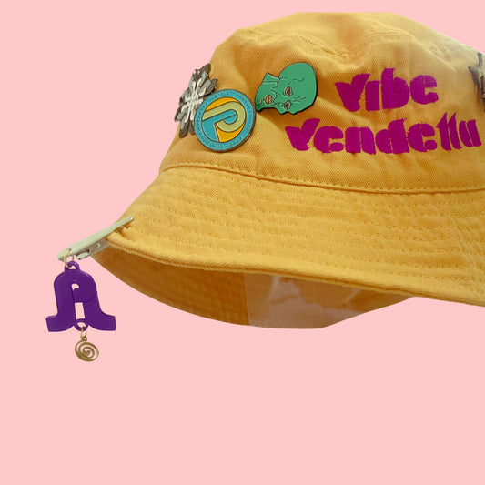 Pretty lights inspired 3d printed swirl hat charms