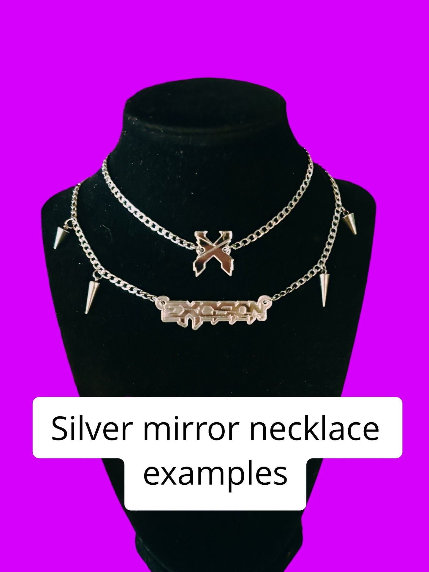 Liquid stainless steel necklace