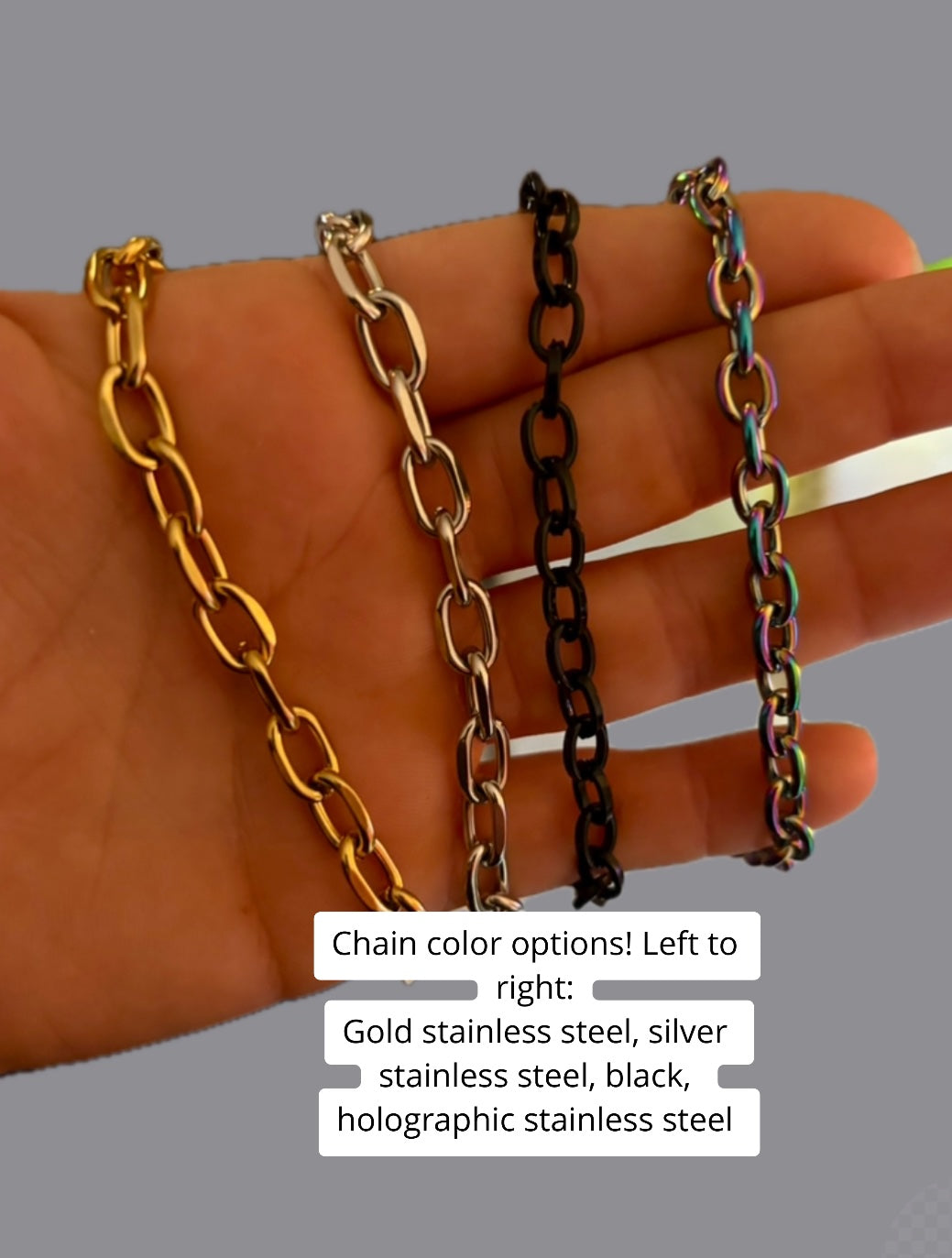 Customizable Tiff & Co style stainless steel artist necklaces