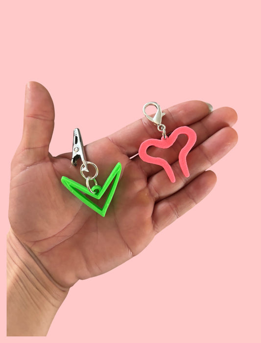 Mr Wobble/Dark Wobble inspired charms