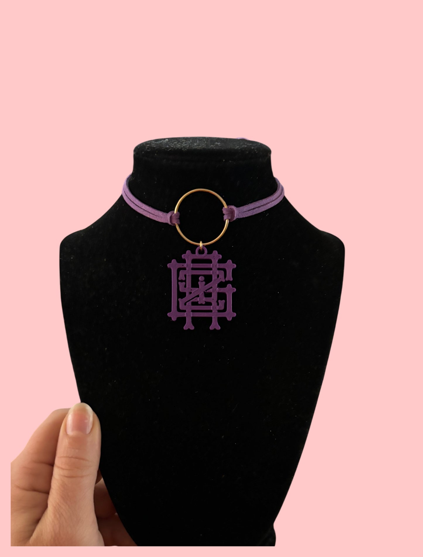 GRIZ inspired tie back choker