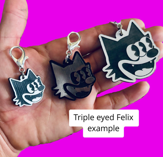 G Jones inspired acrylic earrings