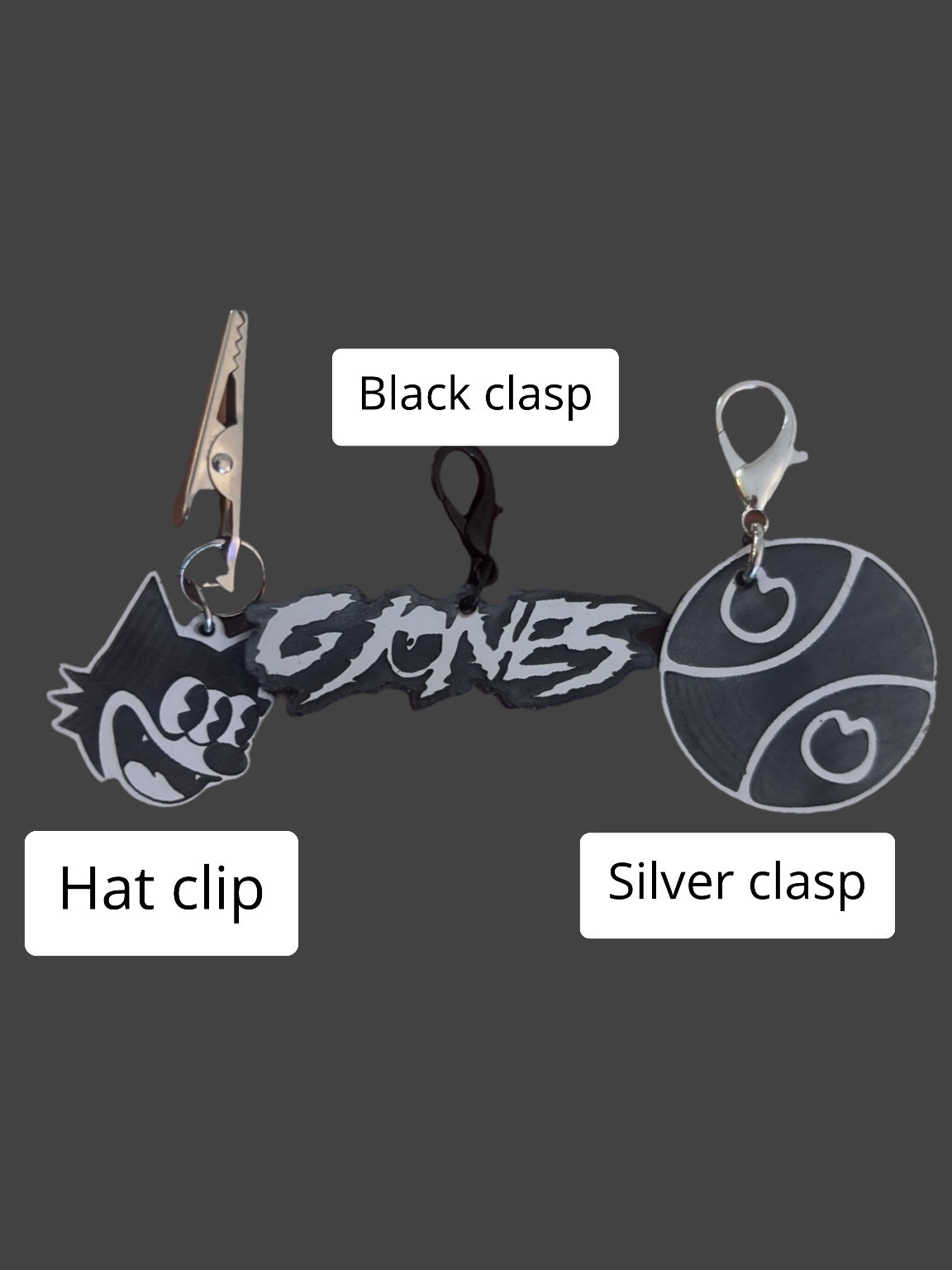 G Jones inspired charms!