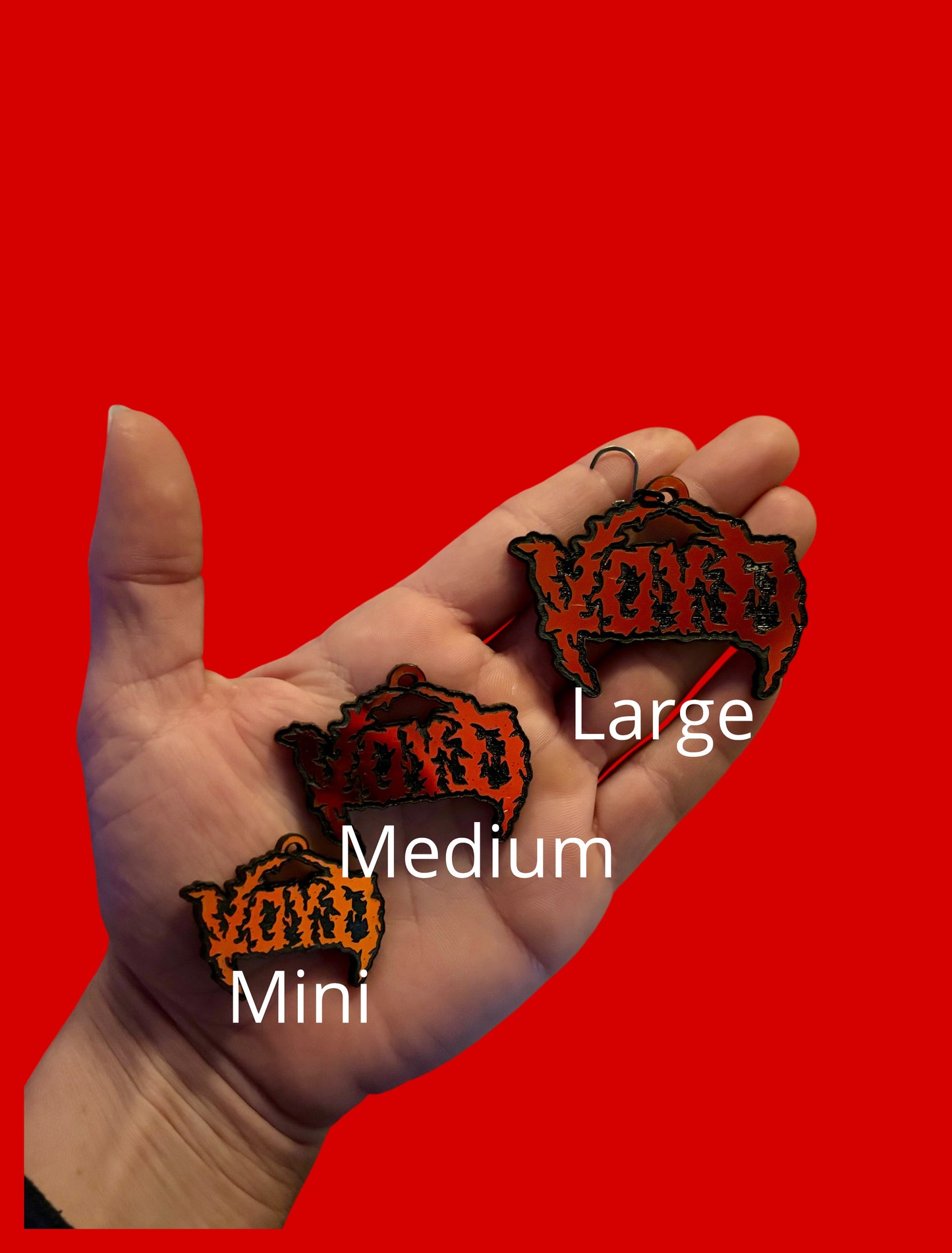 VOYD inspired holographic earrings