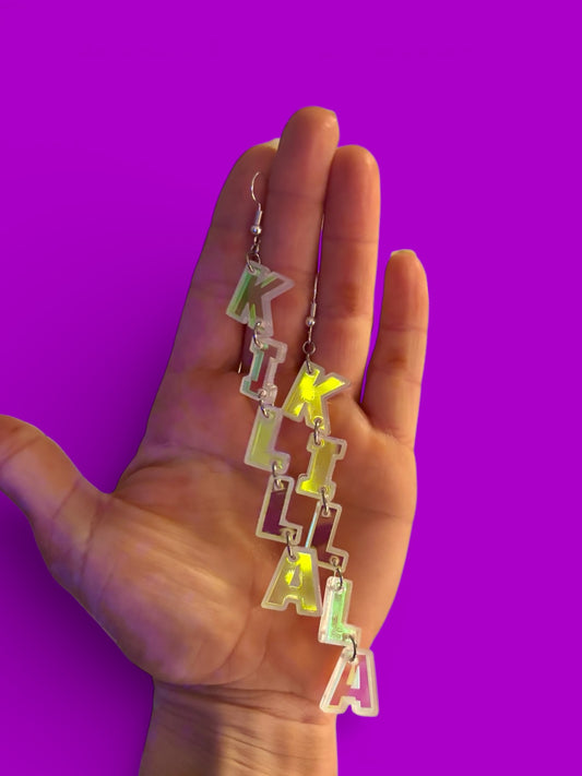 KILLA KILLA acrylic earrings