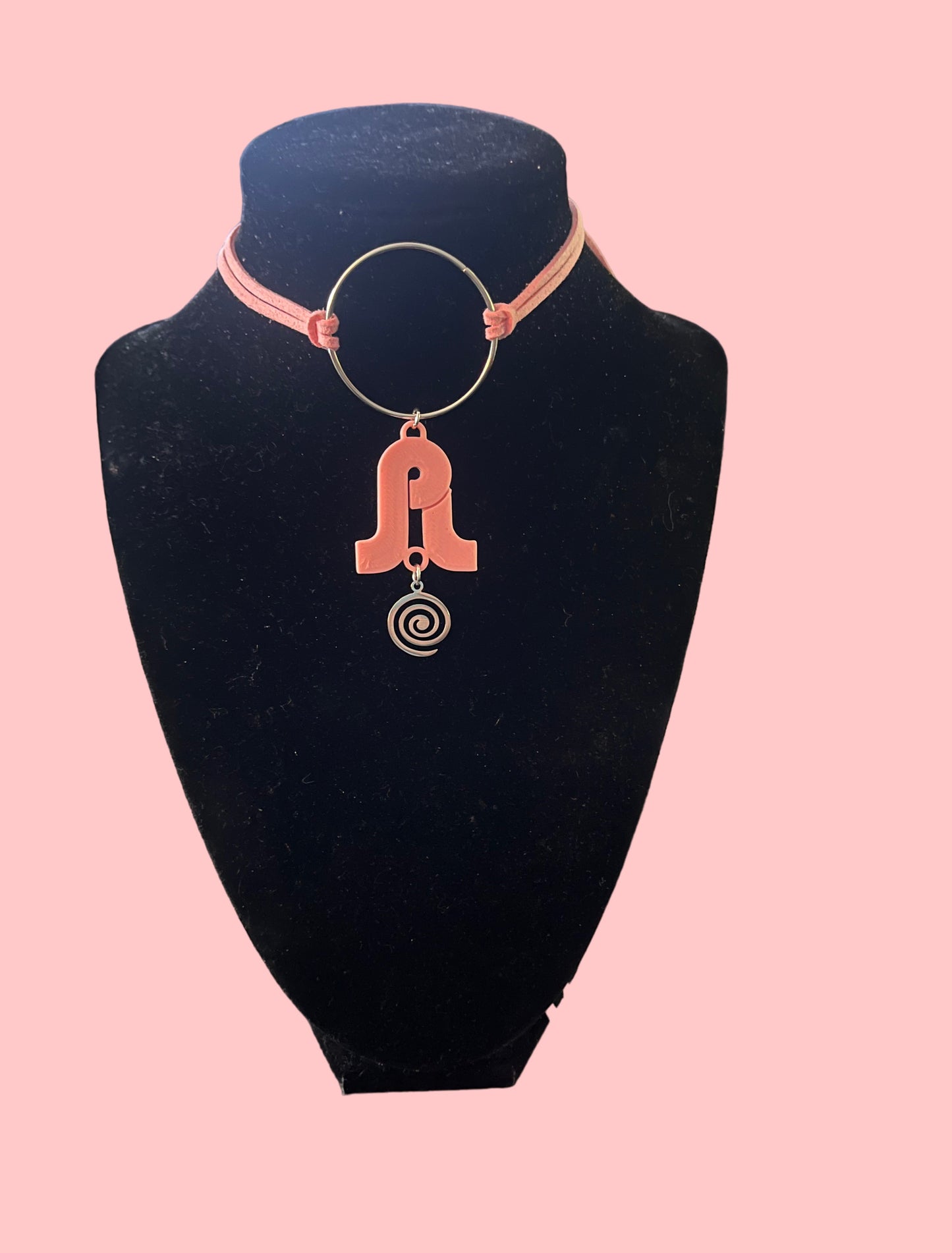 Pretty lights inspired swirl tie back chokers