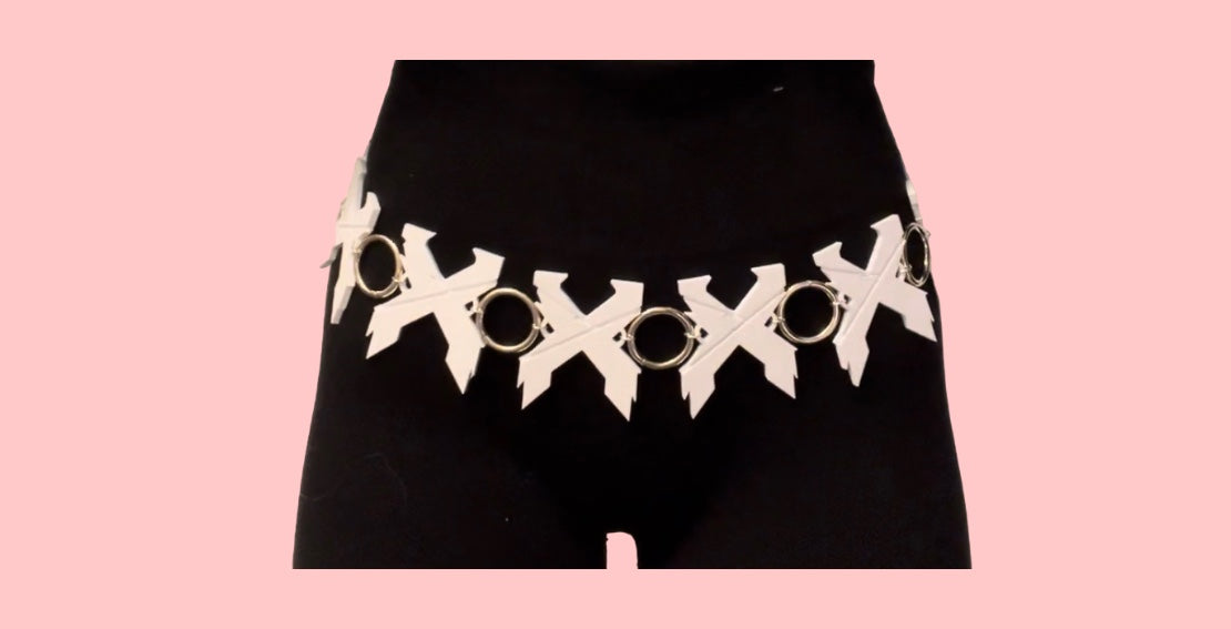 Excision inspired 3d printed metal ring bel