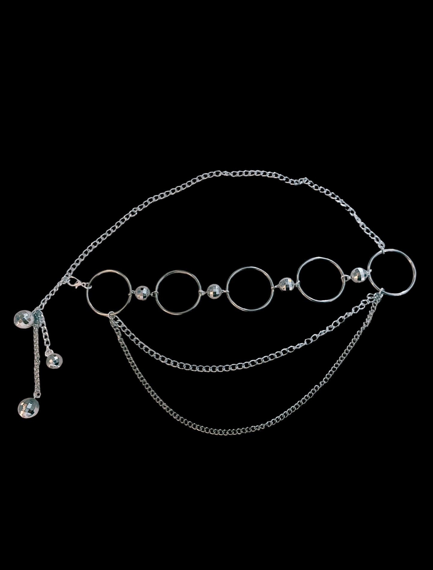 Disco ball belt chain