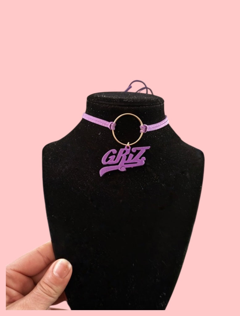 GRIZ inspired tie back choker