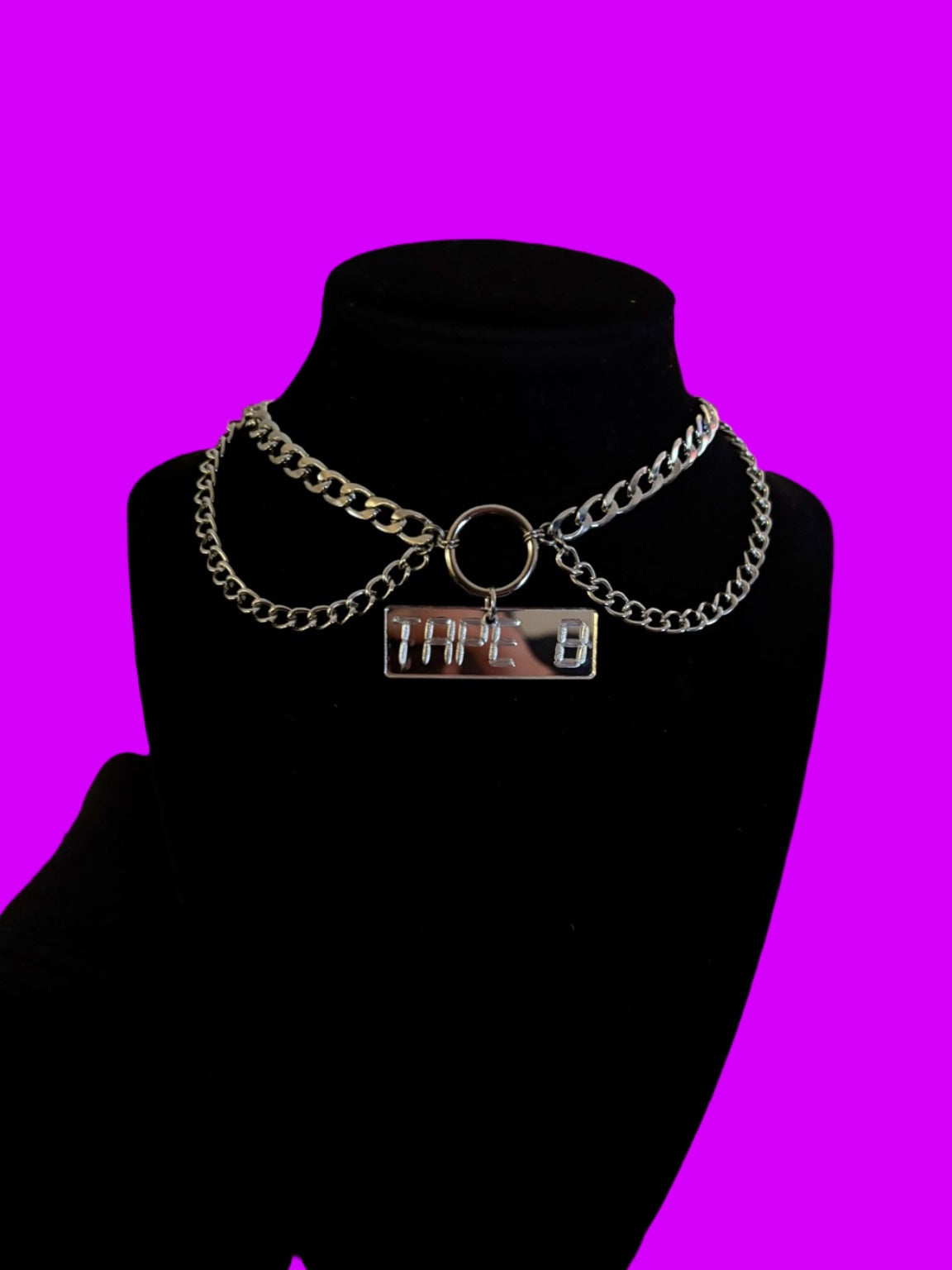Customizable Stainless steel artist choker