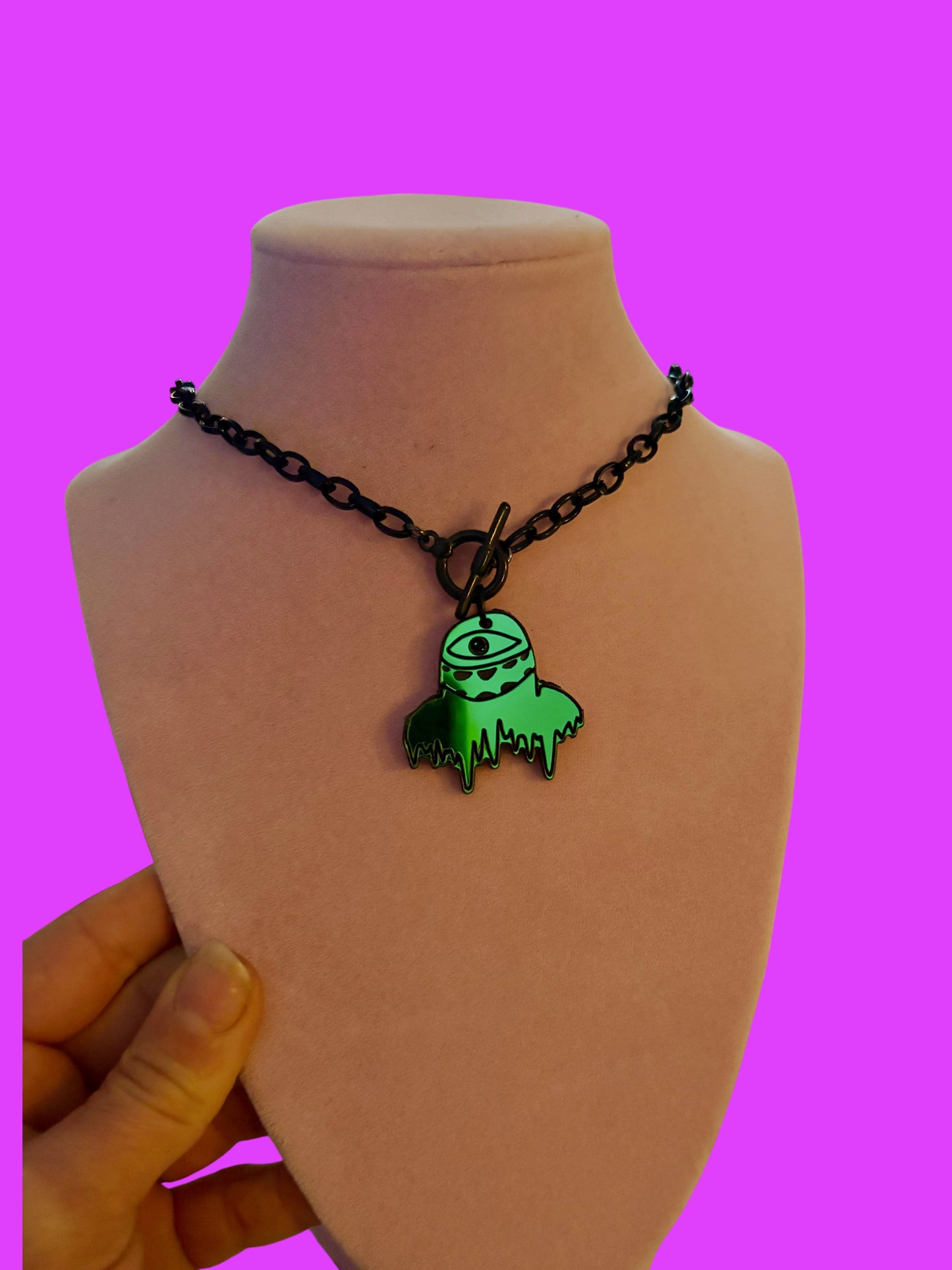 Customizable Tiff & Co style stainless steel artist necklaces