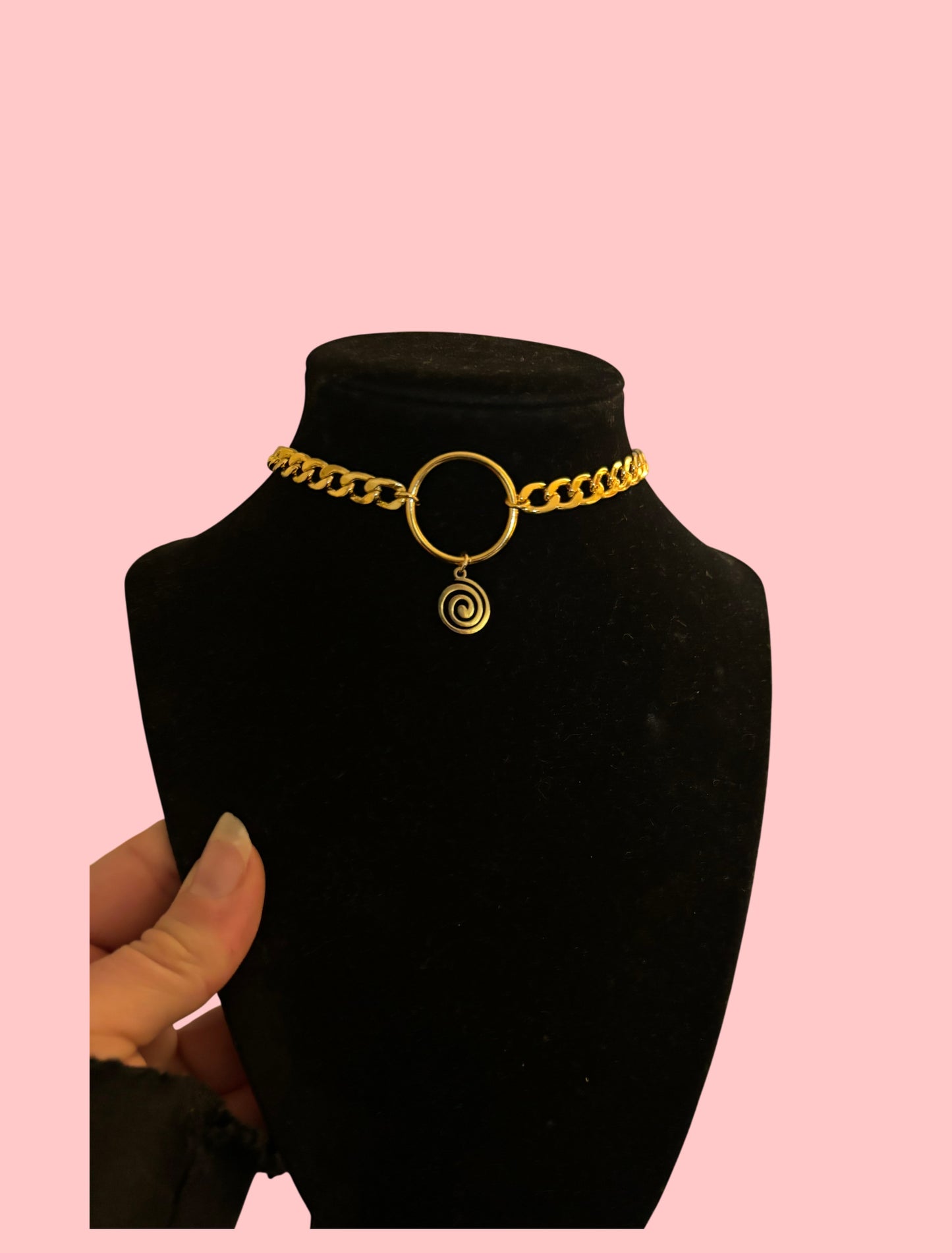 Stainless steel swirl choker