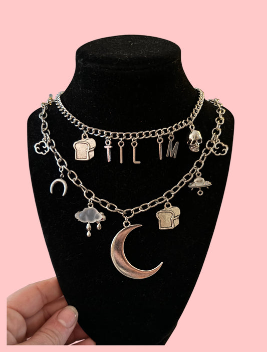 Daily bread inspired charm necklace + “bread til I’m dead” necklace