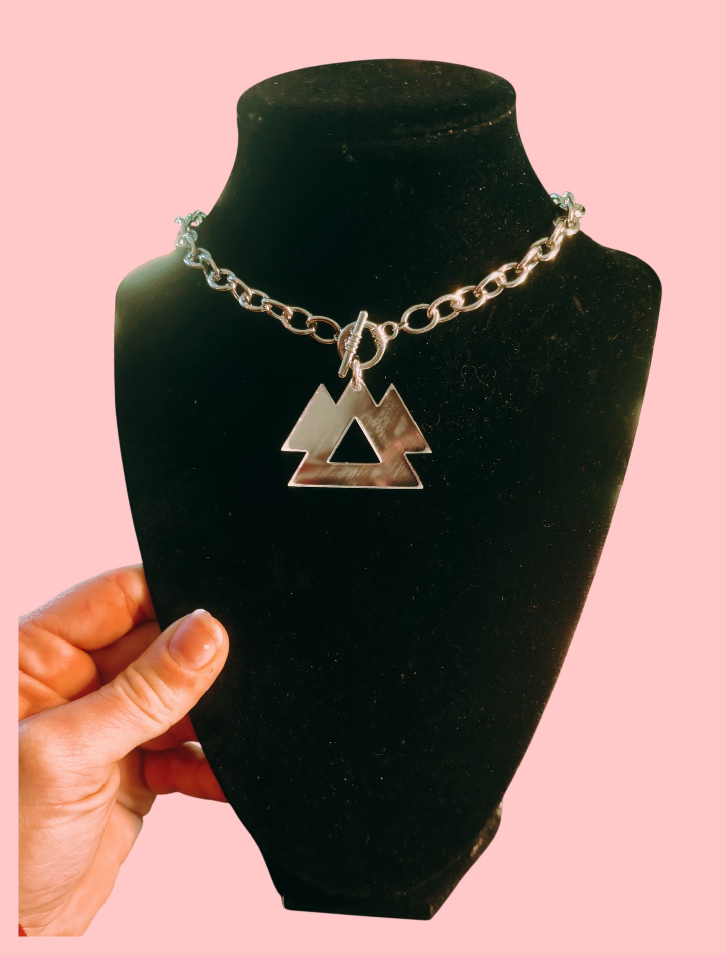 Customizable Tiff & Co style stainless steel artist necklaces