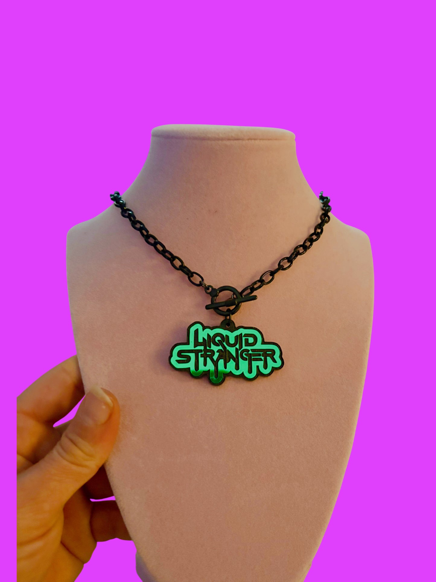 Customizable Tiff & Co style stainless steel artist necklaces