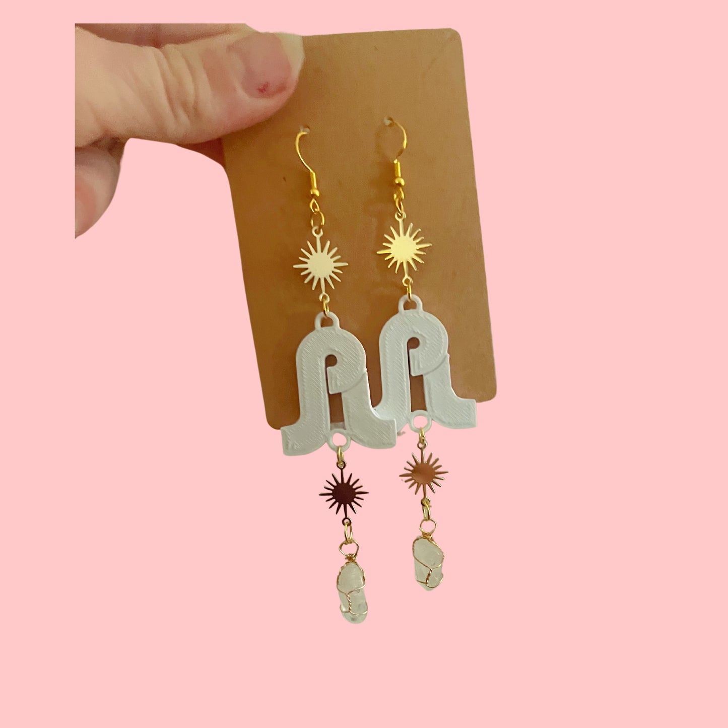 Pretty lights inspired sparkle crystal dangle earrings