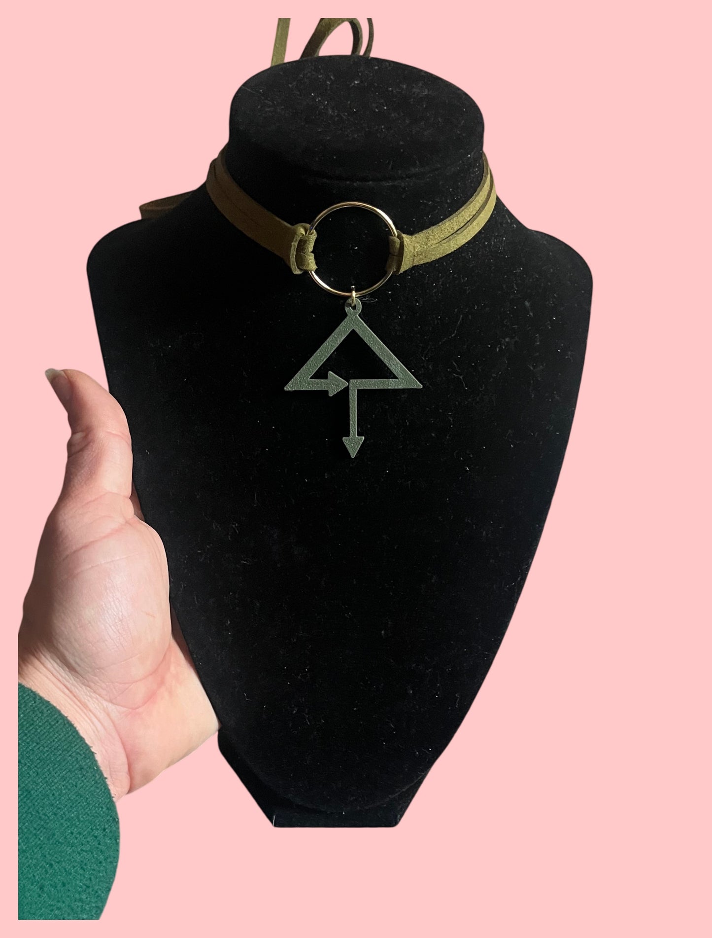 Of the trees inspired tie back choker