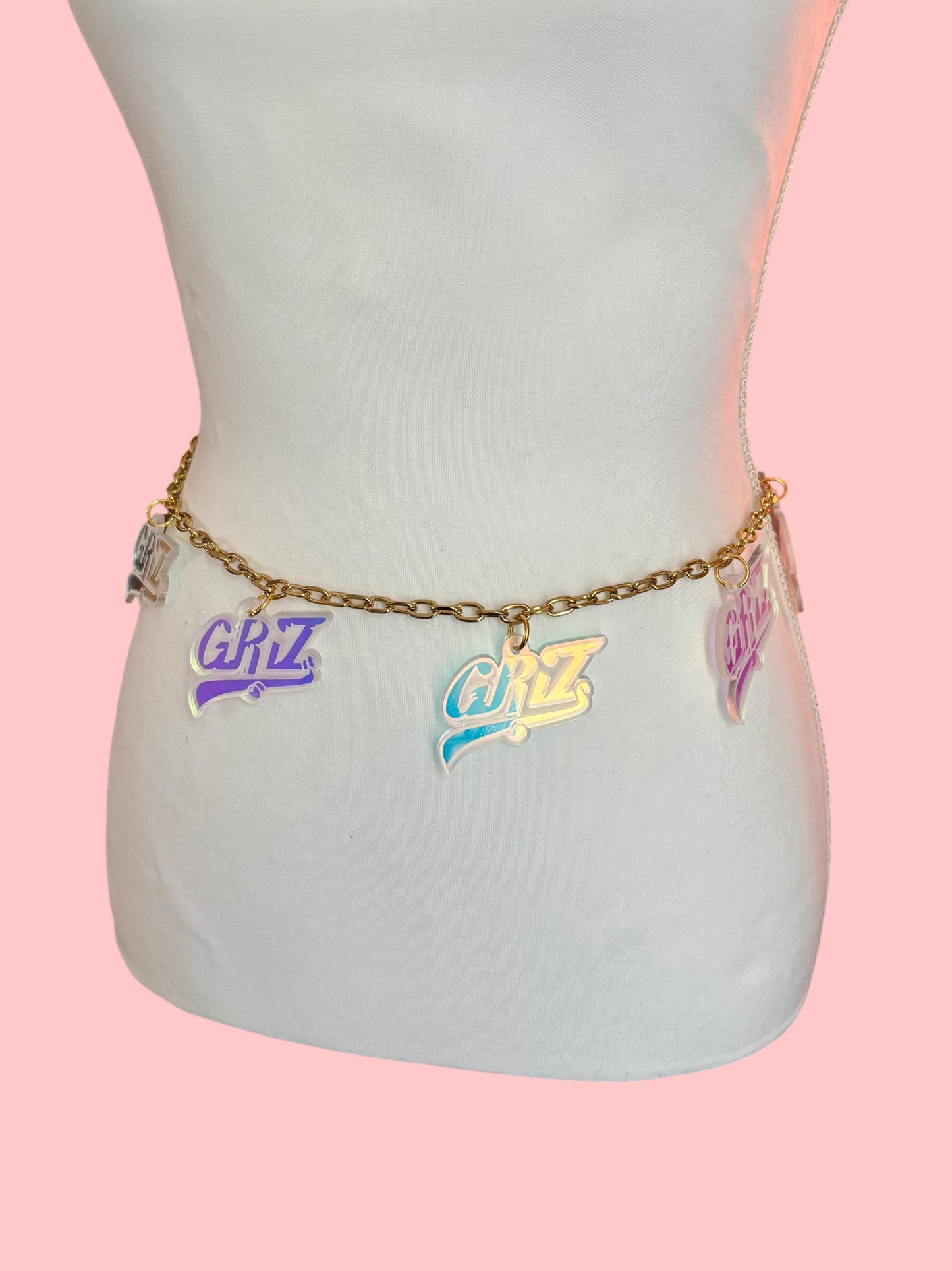 Griz inspired customizable chain belt!