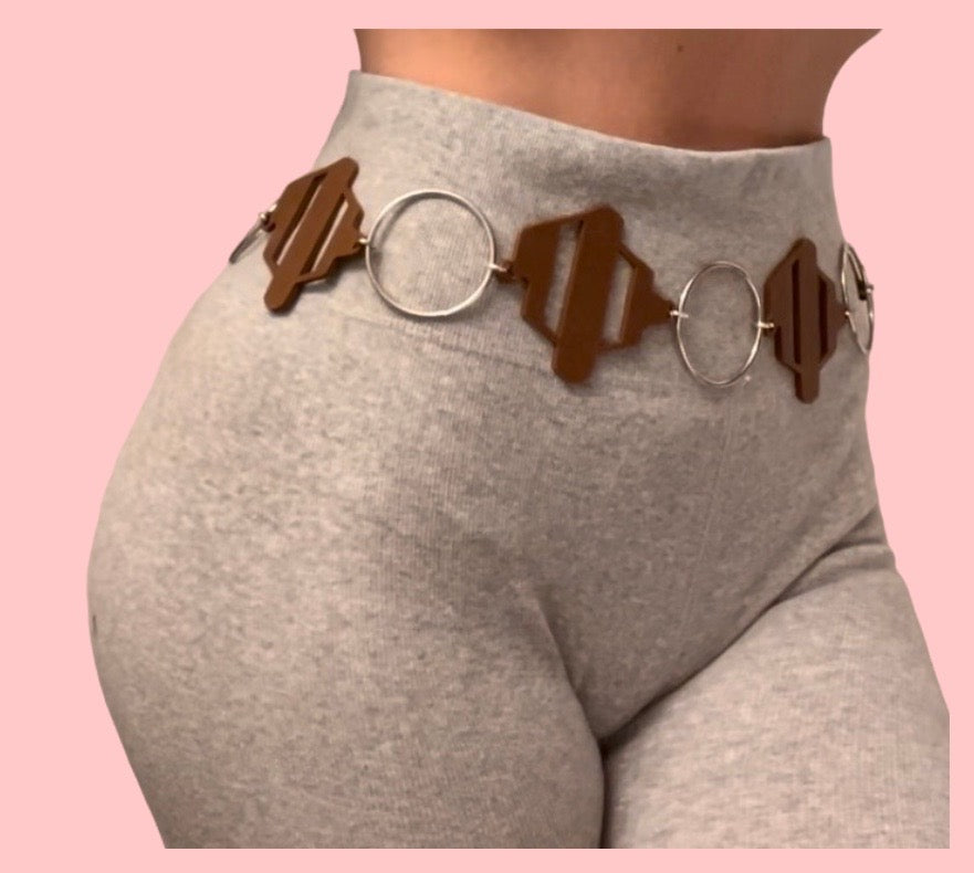 Customizable artist inspired 3d printed metal ring belt!