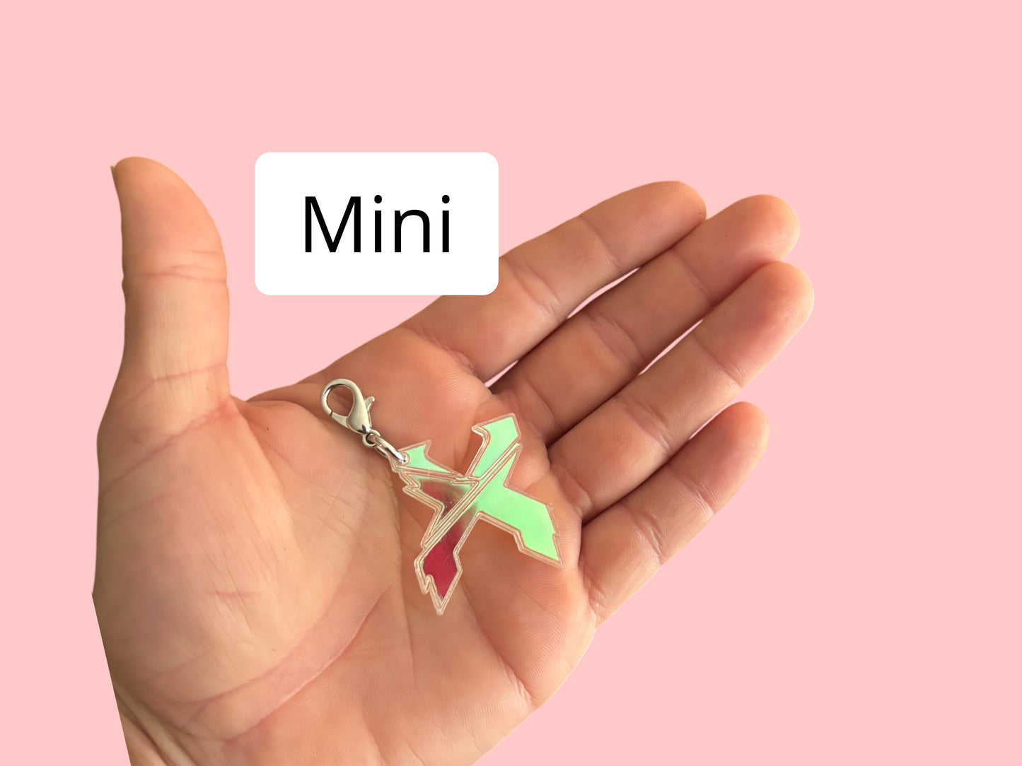 Customizable Excision inspired clip on acrylic charms