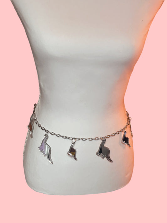 Stainless steel customizable Dino chain belt