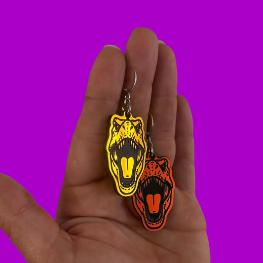 Customizable acrylic LL arrings