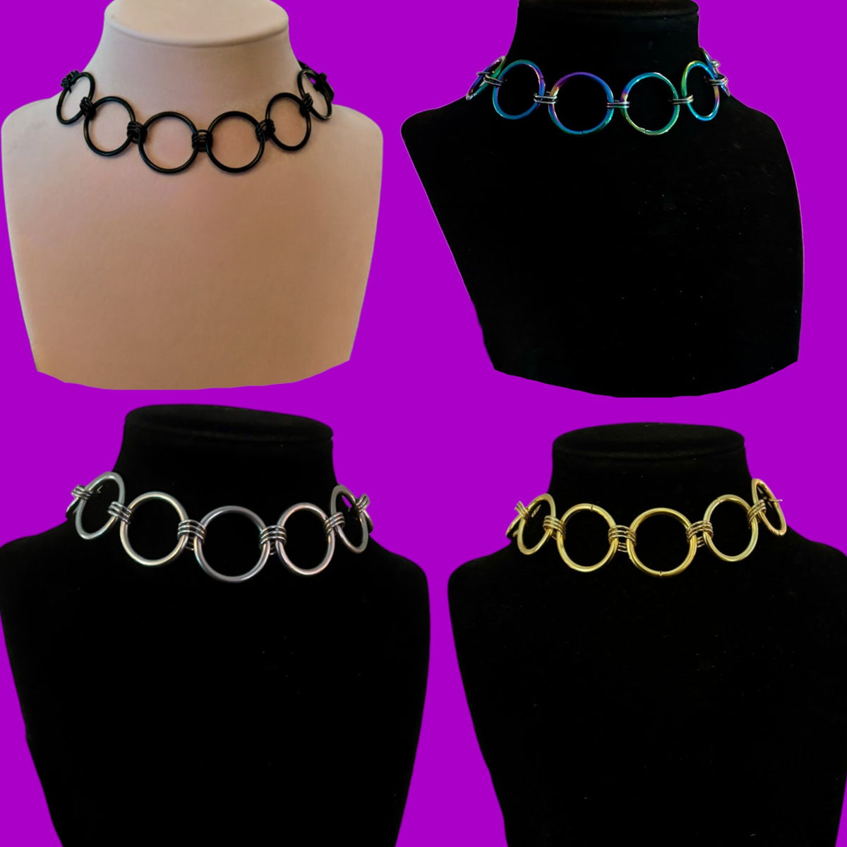 Basic O-ring stainless steel choker