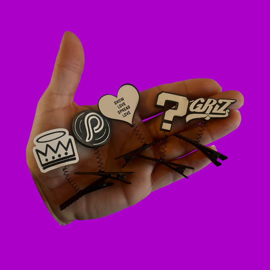 Customizable black and white edm festival inspired sprouts