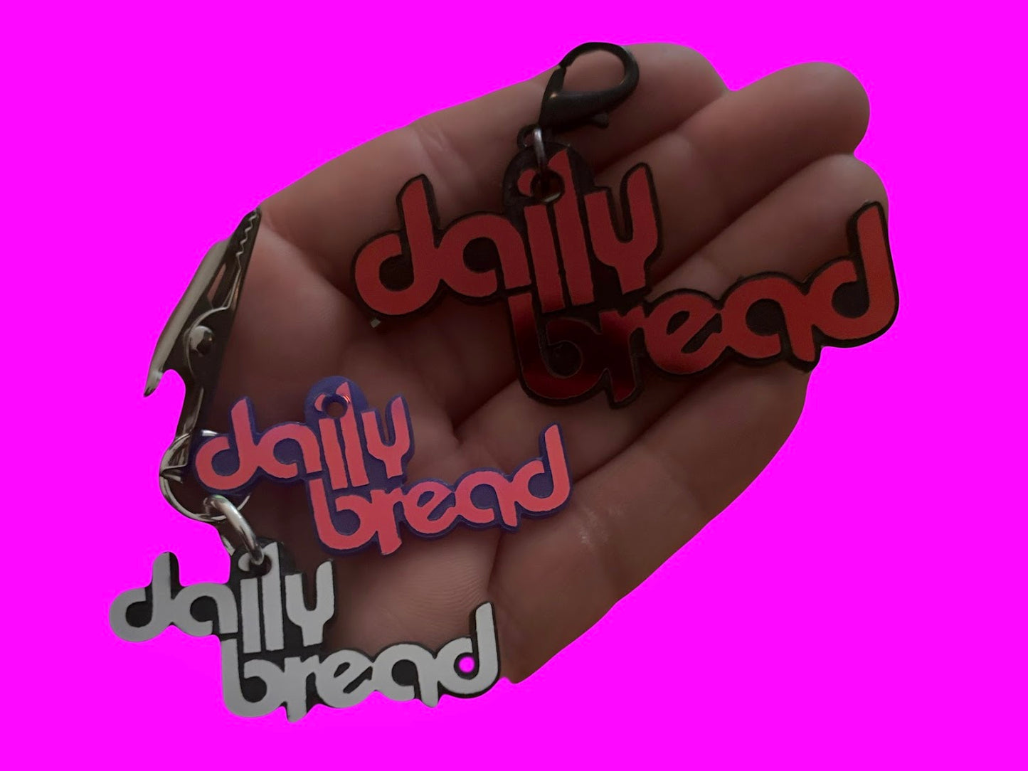 Customizable Daily Bread inspired acrylic charms