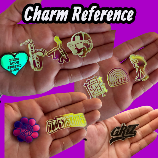 Customizable Griz inspired charms