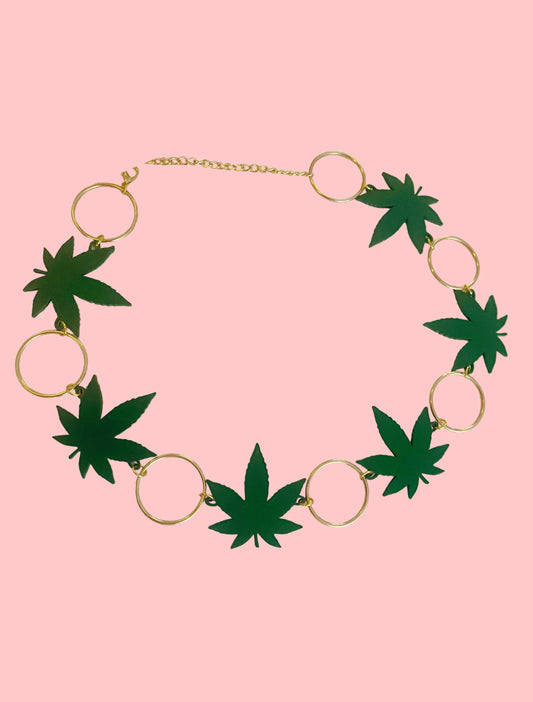 Ganja goddess 3d printed metal ring belt!