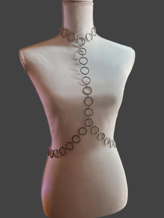 Stainless steel o ring body chain