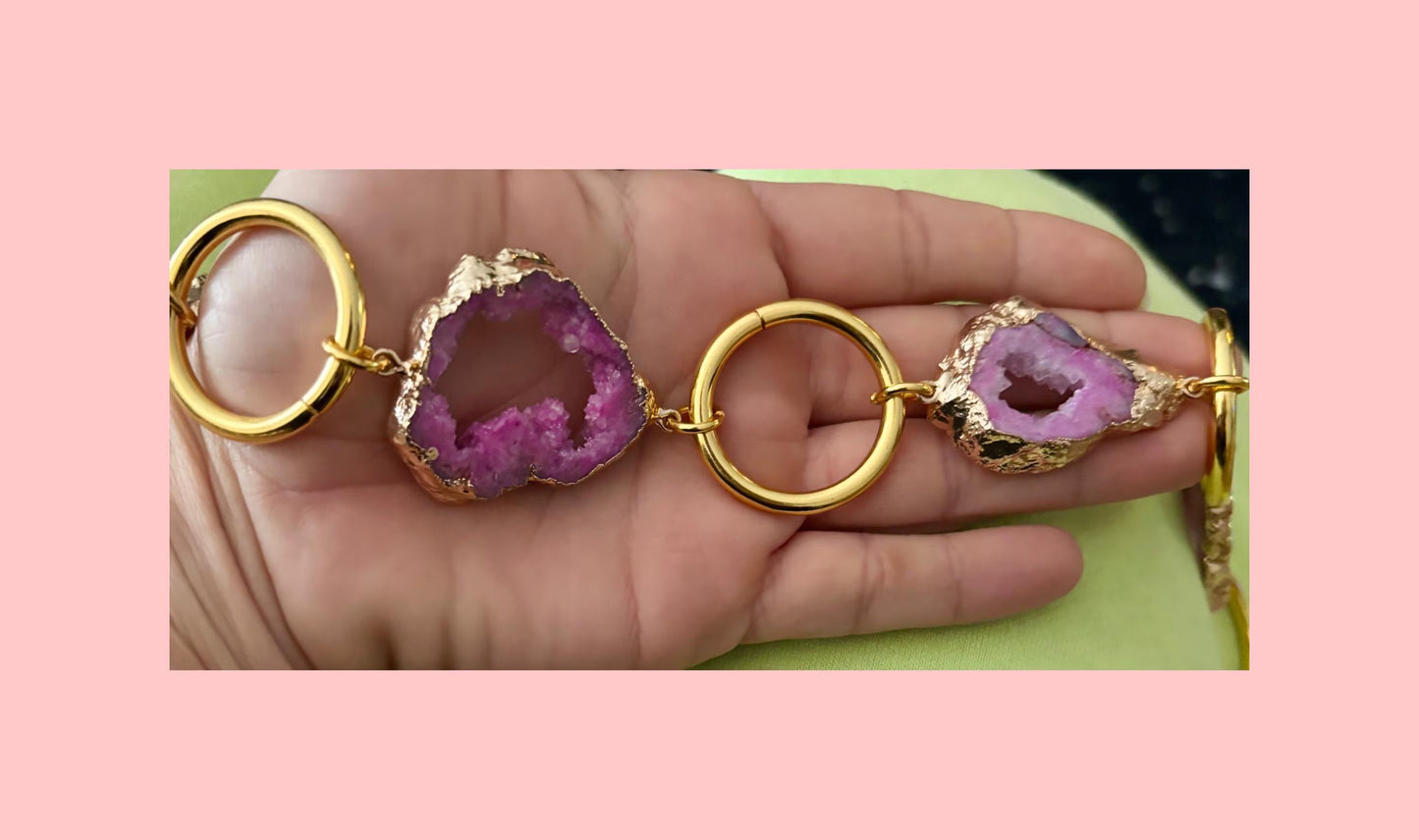 stainless steel crystal belt stack