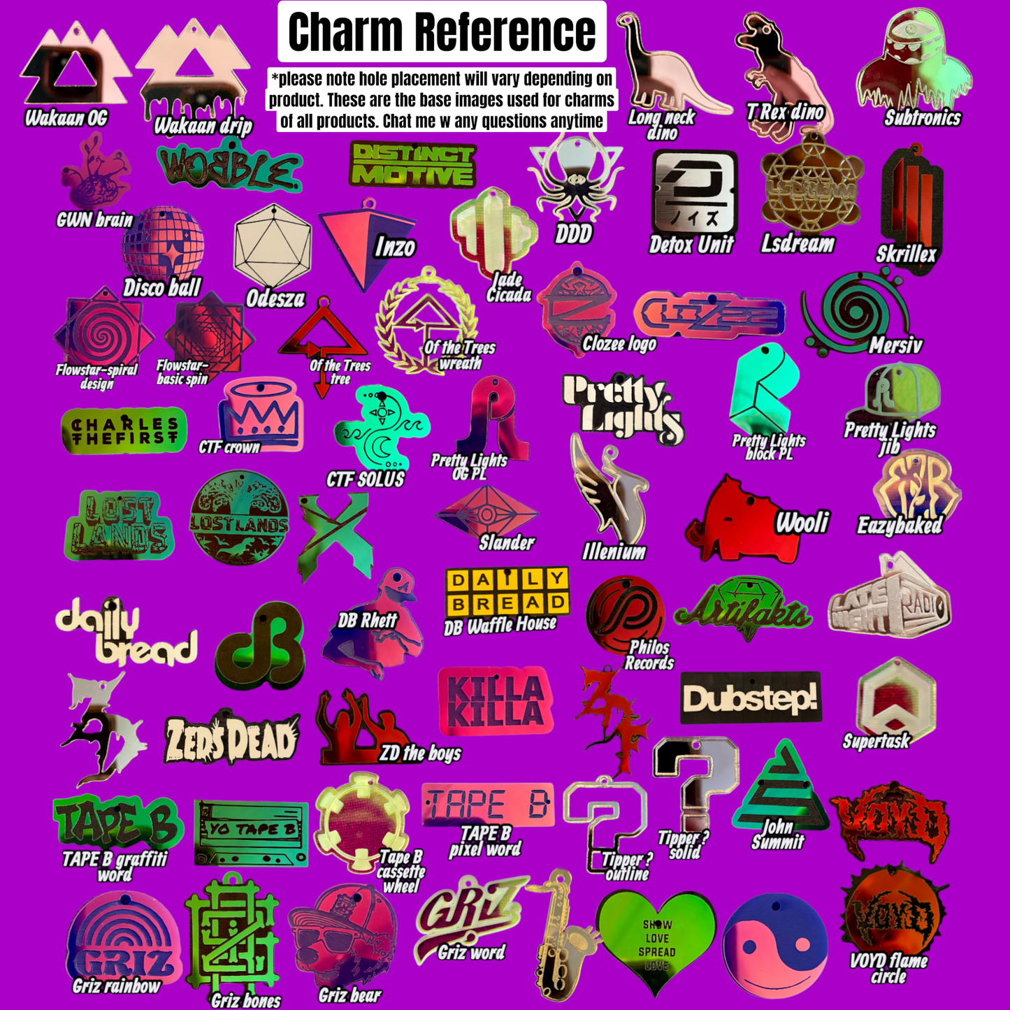 Customizable mirror acrylic sprouts