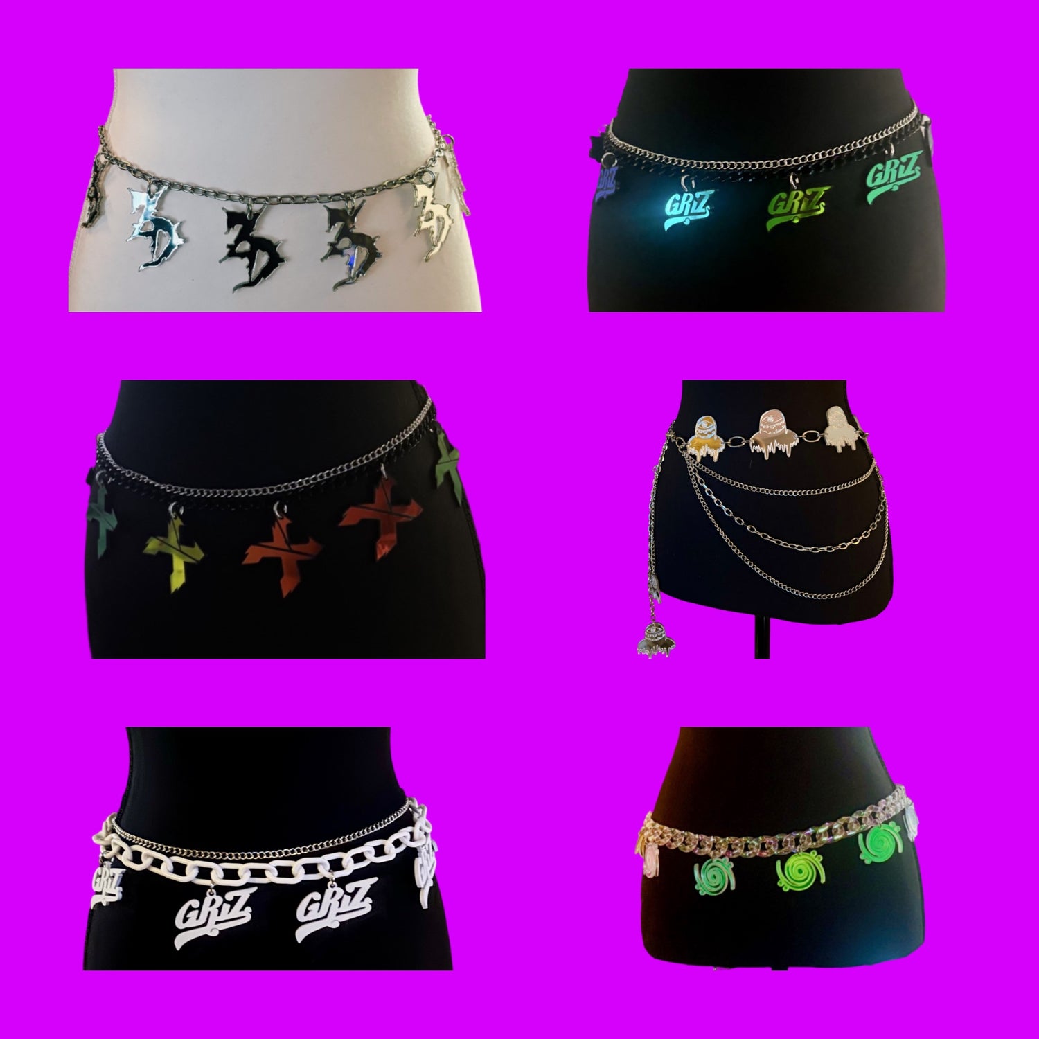 Customizable Chain Belts
