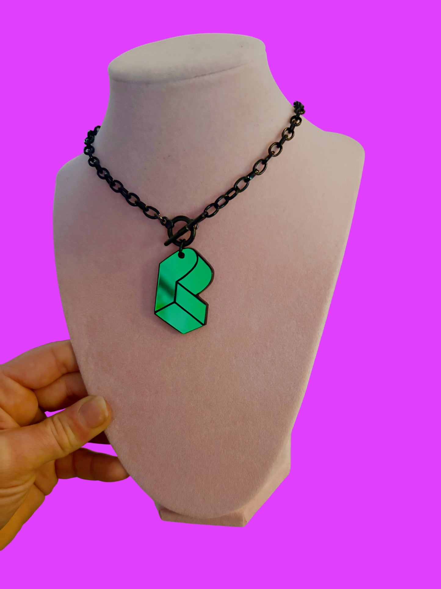 Customizable Tiff & Co style stainless steel artist necklaces