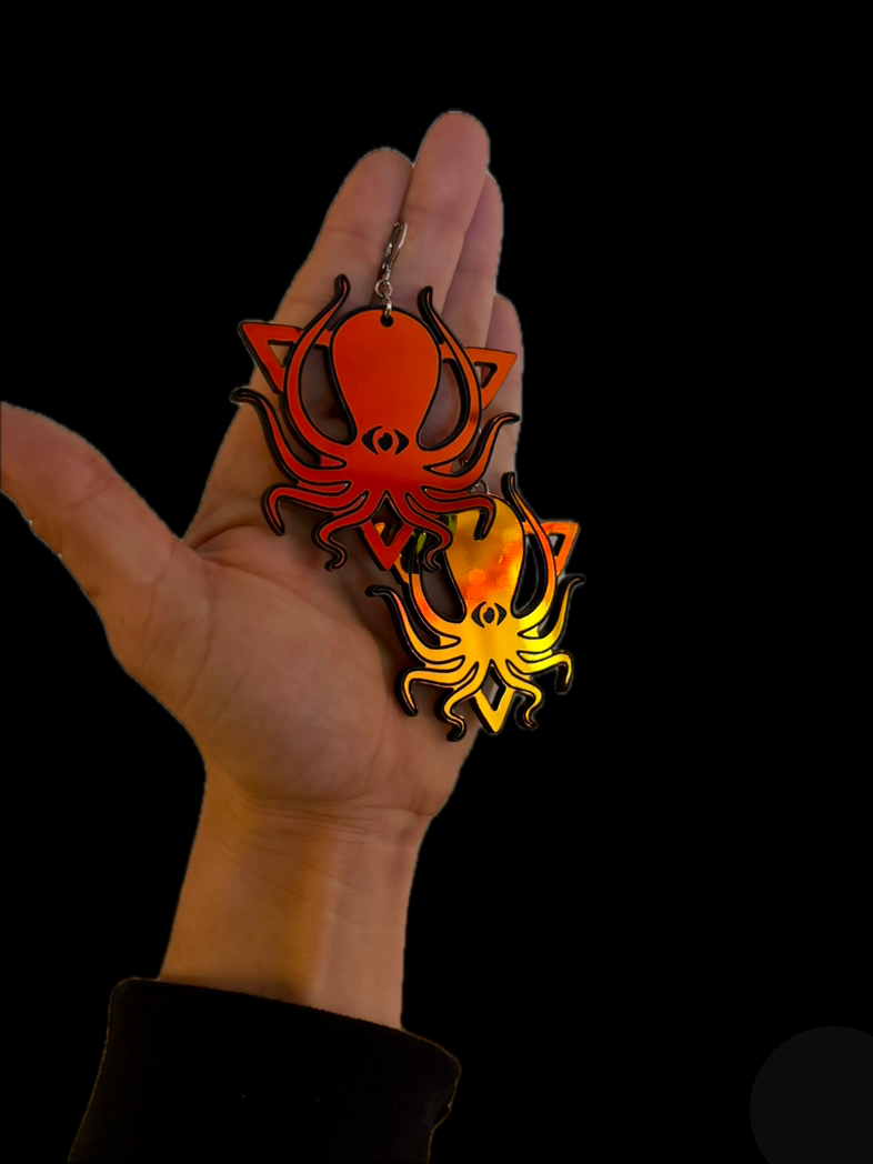 Deep customizable acrylic earrings