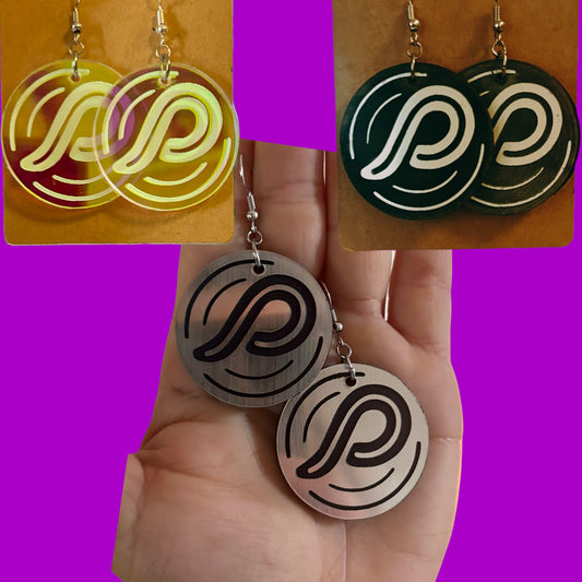 Philos customizable acrylic earrings