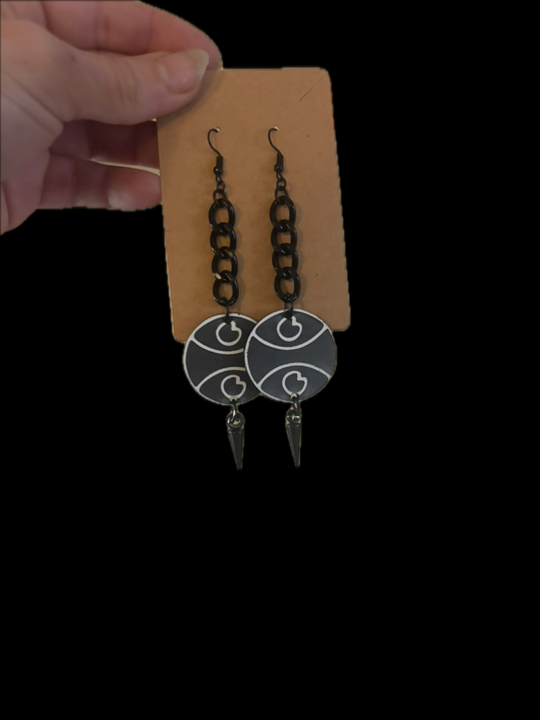 G Jones inspired chain link earrings