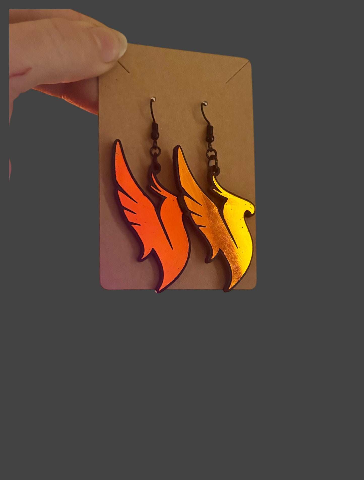 Phoenix customizable acrylic earrings
