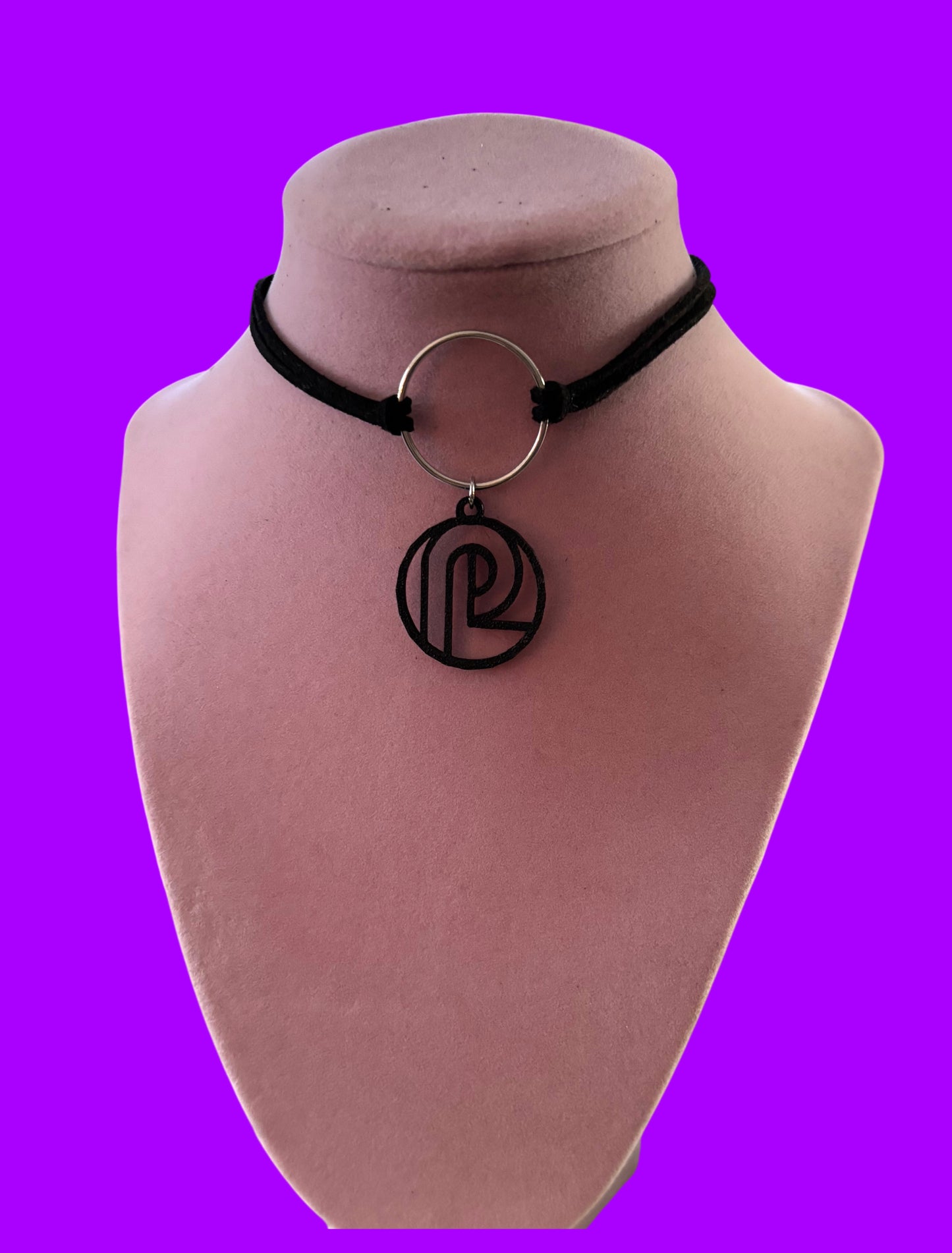 Pretty lights inspired tie back choker