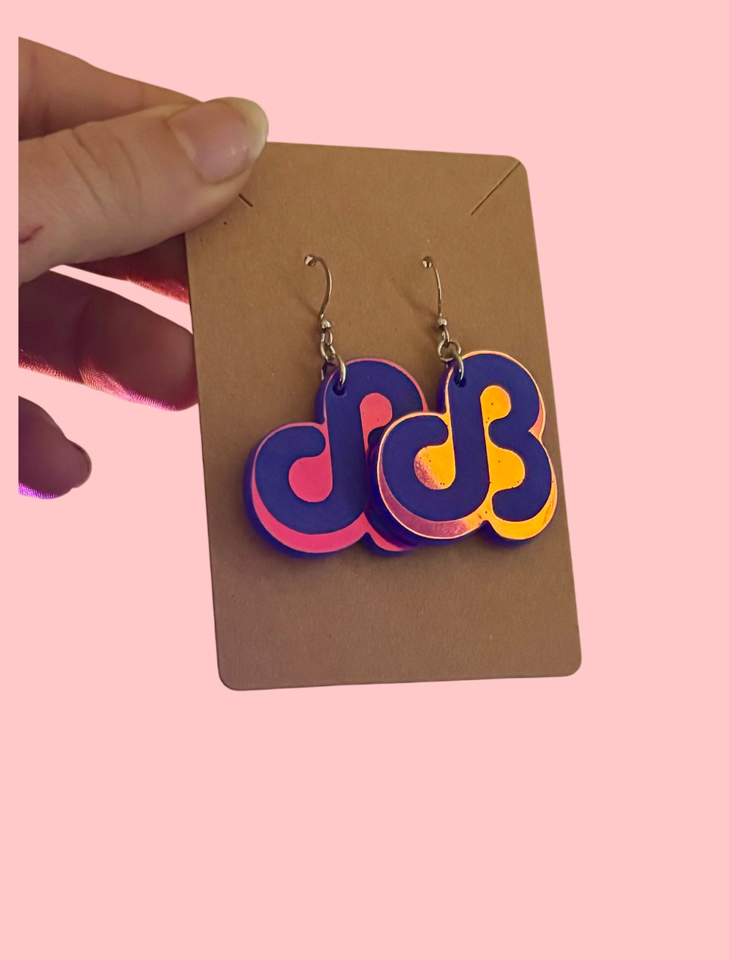 Daily Bread inspired customizable acrylic earrings