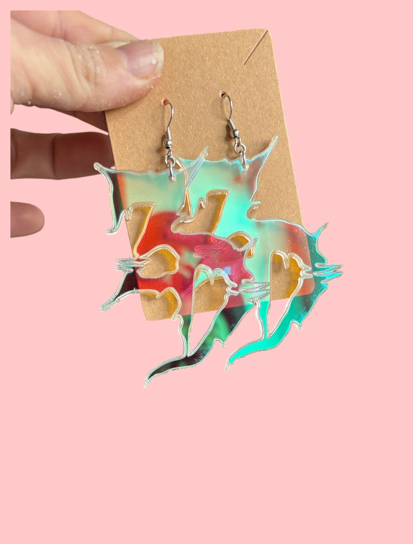 ZD insp customizable acrylic earrings