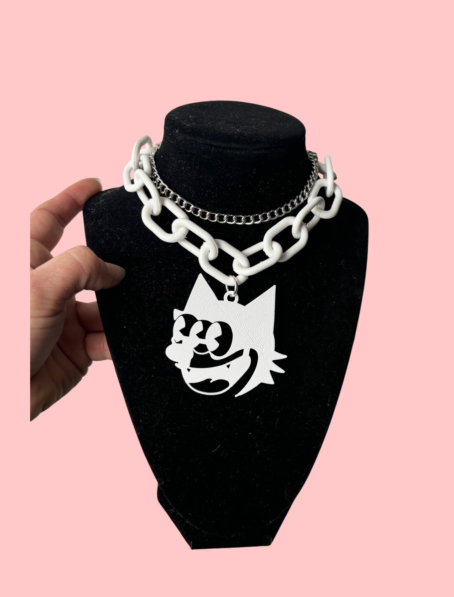 Customizable 3D printed oversized chain choker