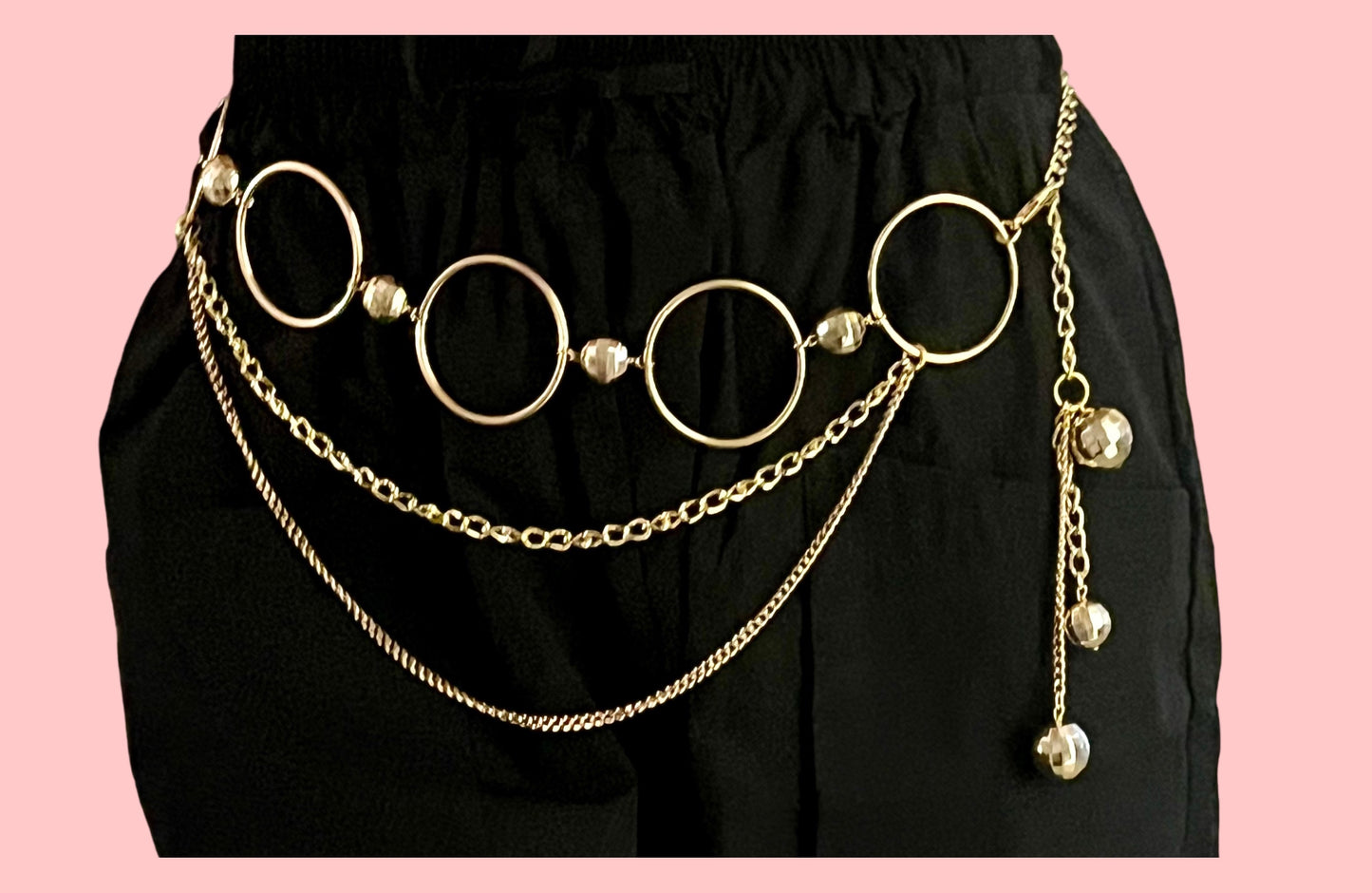 Disco ball belt chain