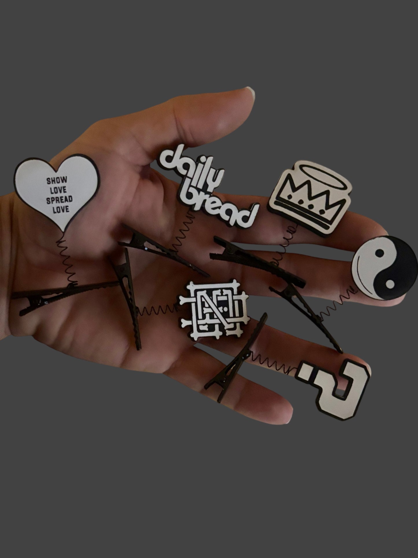 Customizable black and white edm festival inspired sprouts