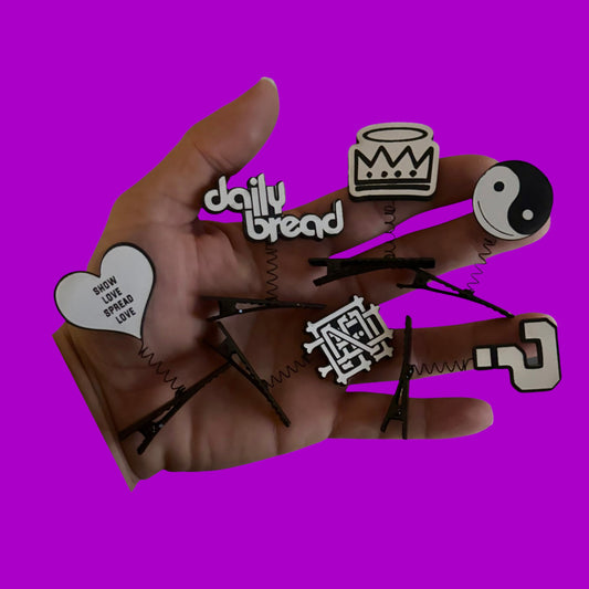 Customizable black and white edm festival inspired sprouts