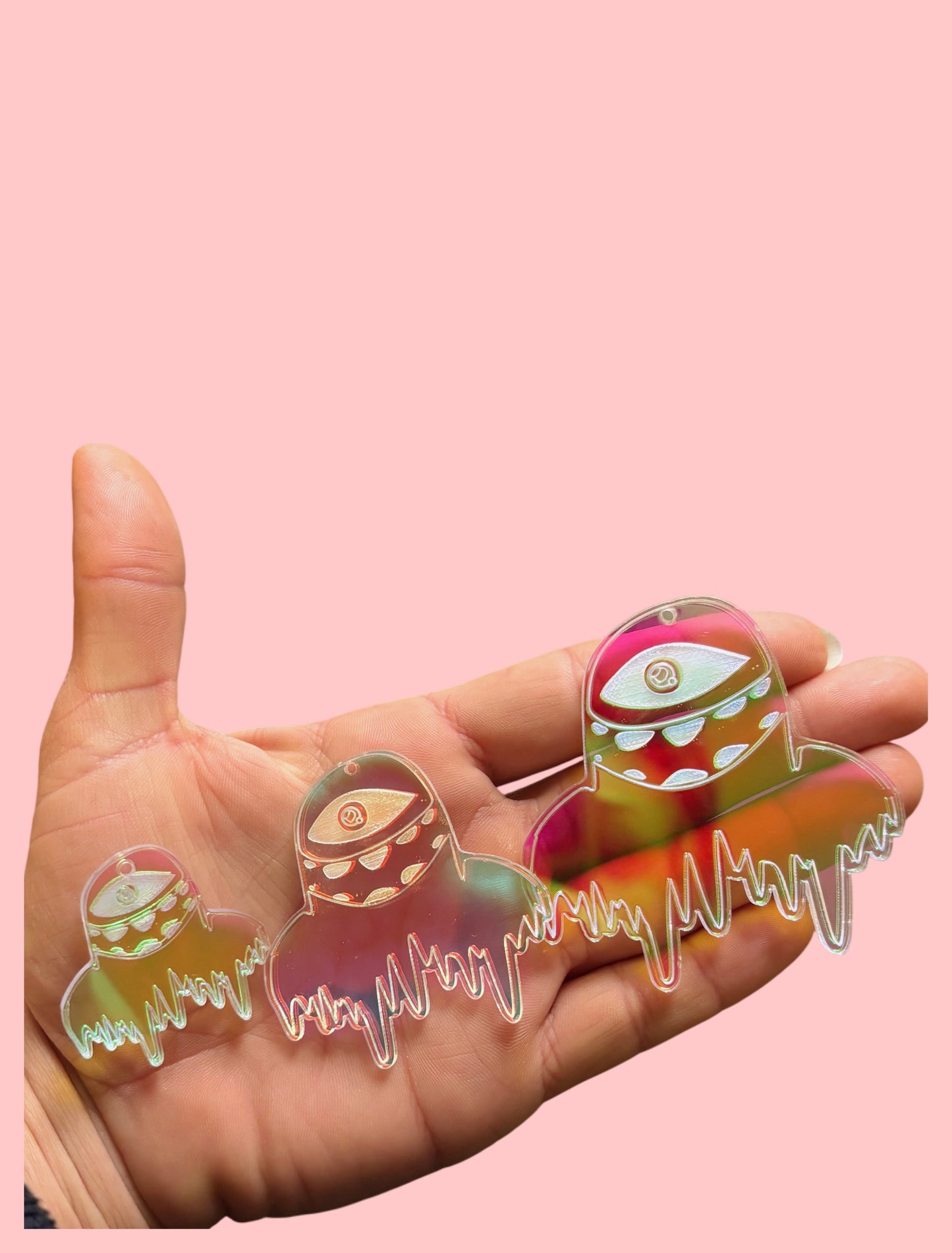 Subtronics customizable acrylic earrings